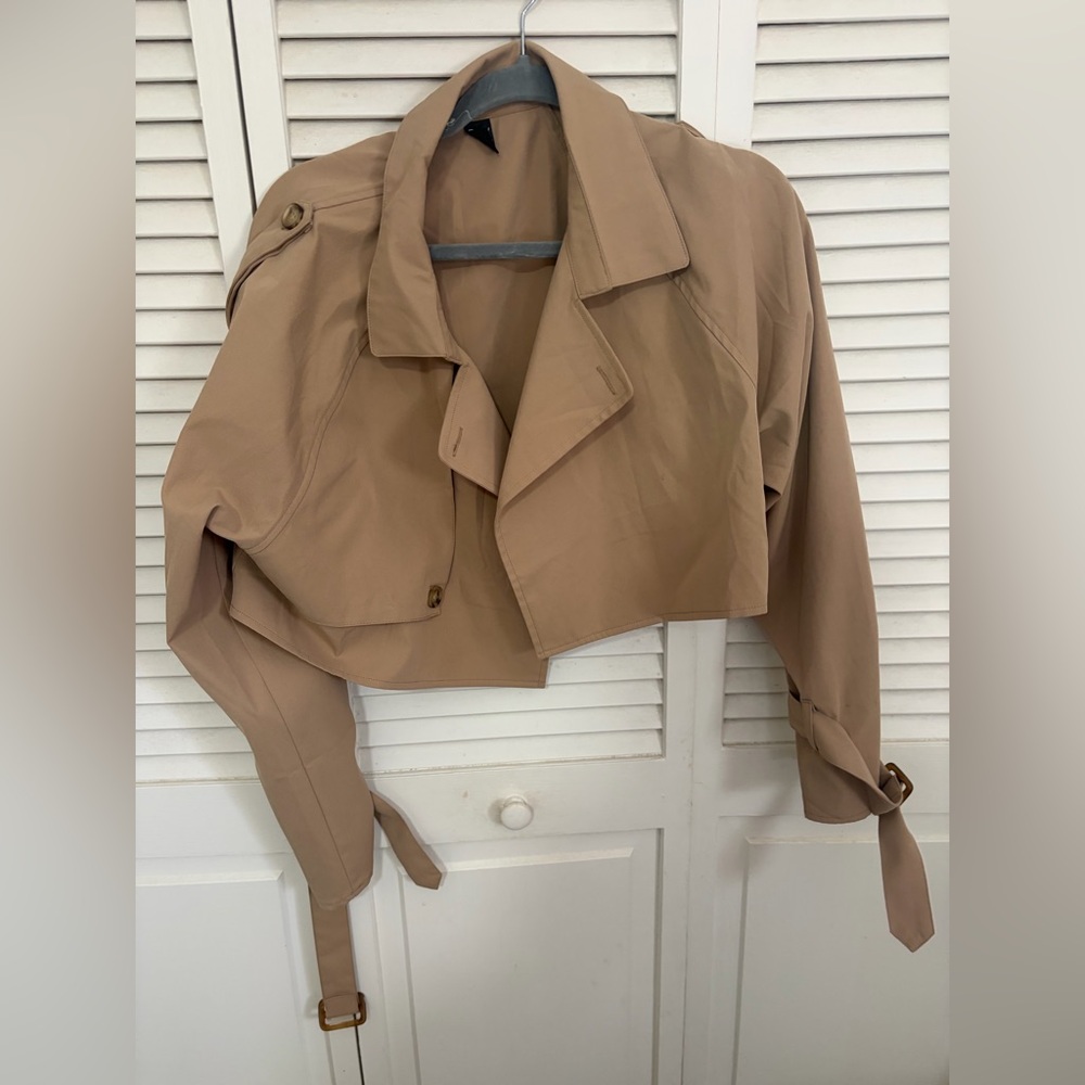Shein Tan Women's Trench Coat, Brand new
